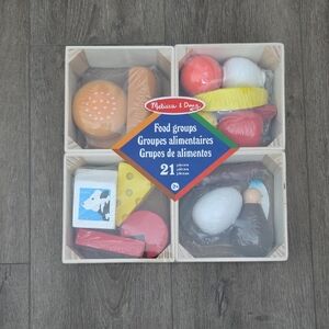Melissa & Doug Food Groups Play Set - Red, Yellow, White